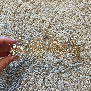 tiaras set of two! gold and silver